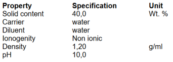 Technical Data MECHANO Lube 1D6